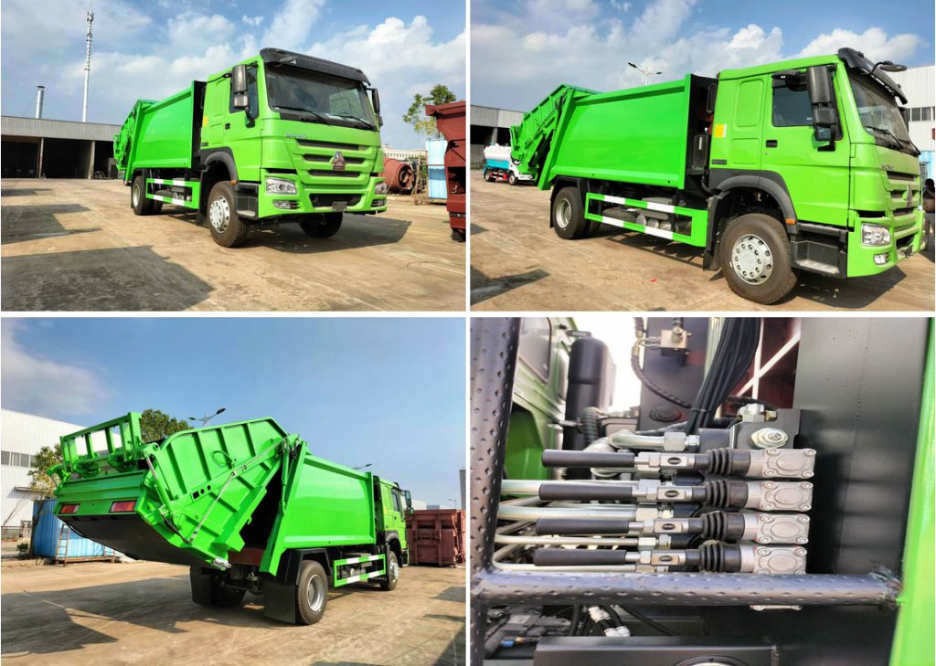 SINOTRUK HOWO 4X4 GARBAGE COMPACTING TRUCK
